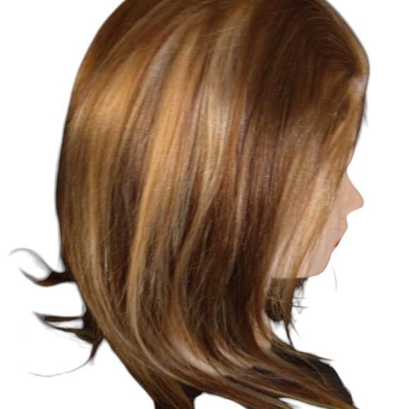 Brown and Blonde Women's Hair Wig - Picture 2 of 7
